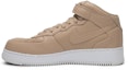 Lookbook NikeLab Air Force 1 Mid 'Vachetta Tan' Lelaki Kasut Kulit Coklat Edisi Istimewa. 819677-200
