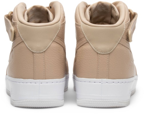 NikeLab Air Force 1 Mid 'Vachetta Tan' Lelaki Kasut Kulit Coklat Edisi Istimewa. 819677-200 Details for NikeLab Air Force 1 Mid 'Vachetta Tan' Lelaki Kasut Kulit Coklat Edisi Istimewa. 819677-200