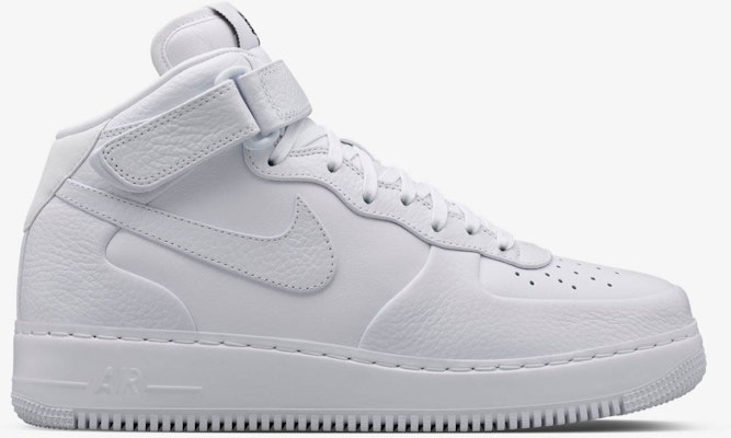 NikeLab Air Force 1 Mid 'Putih' 819677-100 Details for NikeLab Air Force 1 Mid 'Putih' 819677-100