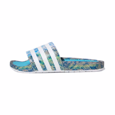 Ninja adidas Adilette Boost Slide 'Time In - Signal Cyan Glow Pink'