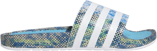 Ninja x adidas Adilette Boost Slide 'Time In - Signal Cyan Glow Pink' GZ3756 Ninja x adidas Adilette Boost Slide 'Time In - Signal Cyan Glow Pink' GZ3756