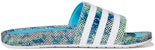 Ninja x adidas Adilette Boost Slide 'Time In - Signal Cyan Glow Pink' GZ3756