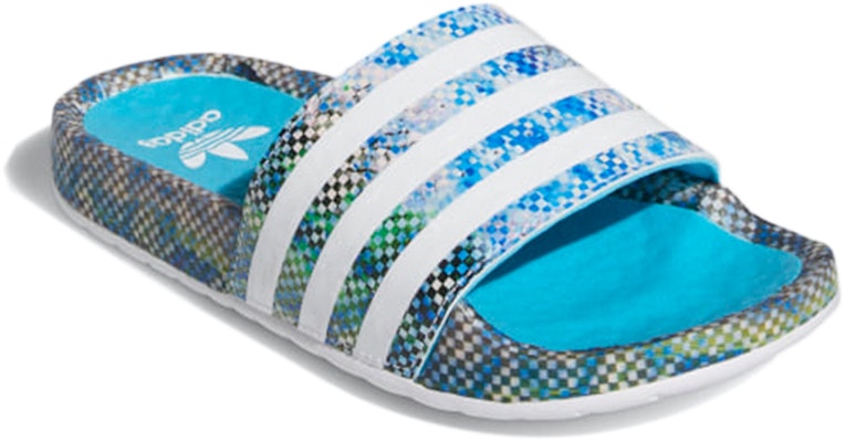 Ninja x adidas Adilette Boost Slide 'Time In - Signal Cyan' GZ3764 Lookbook Ninja x adidas Adilette Boost Slide 'Time In - Signal Cyan' GZ3764