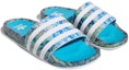 Shop Ninja x adidas Adilette Boost Slide 'Time In - Signal Cyan Glow Pink' GZ3756