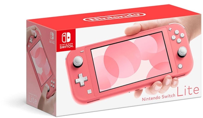 Nintendo Switch Lite Coral (US Charger) Lookbook Nintendo Switch Lite Coral (US Charger)