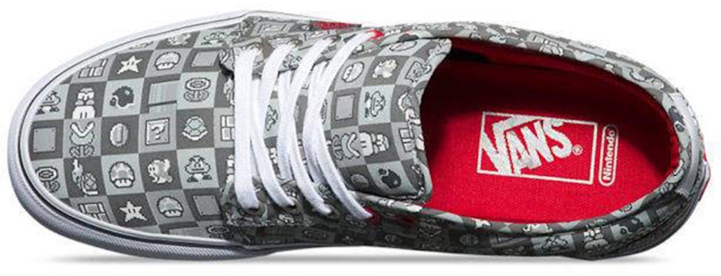 Vans Chukka Low x 任天堂马里奥 '灰色' VN000ZUMJZX Lookbook Vans Chukka Low x 任天堂马里奥 '灰色' VN000ZUMJZX