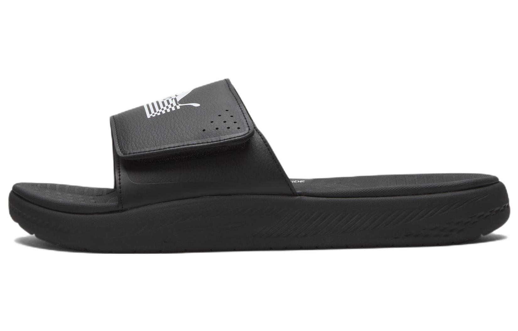 Nipsey Hussle x Puma Softride Slide 'The Marathon Continues - Black White' 385050-02