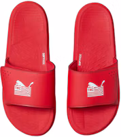 Shop TMC x PUMA Softride 運動拖鞋 男女同款 紅白