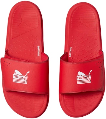 닙시 허슬 x 푸마 소프트라이드 슬라이드 '멈추지 않는 마라톤' (레드) 385050-01 Shop 닙시 허슬 x 푸마 소프트라이드 슬라이드 '멈추지 않는 마라톤' (레드) 385050-01