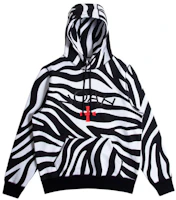NOAH B.A.D. Core Logo Hoodie Zebra Pattern Unisex Black/White NOAH-SS18-010 NOAH B.A.D. Core Logo Hoodie Zebra Pattern Unisex Black/White NOAH-SS18-010