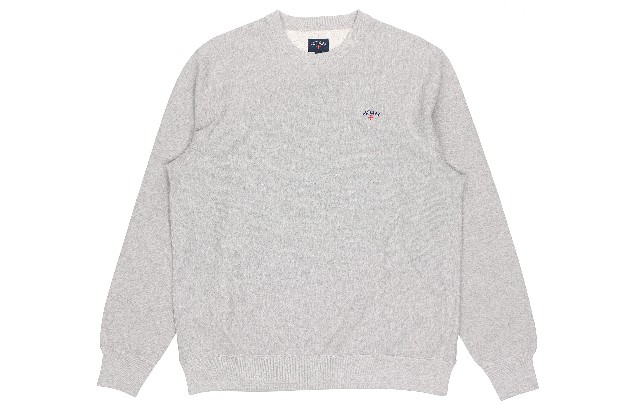 NOAH Classic Crewneck Cross Logo Pullover Sweatshirt Unisex - Gray NOAH-SS19-018