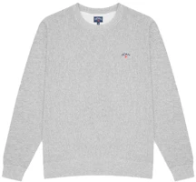 NOAH Classic Crewneck Long Sleeve Pullover Sweatshirt Unisex Gray SS12SS21-HEATHER-GREY NOAH Classic Crewneck Long Sleeve Pullover Sweatshirt Unisex Gray SS12SS21-HEATHER-GREY