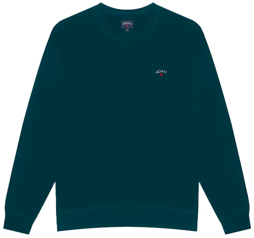 noah-classic-crewneck-pullover-sweatshirt-unisex-green-ss-12-ss-21-reflecting-pond