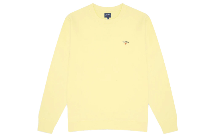 NOAH Classic Crewneck Pullover Sweatshirt Unisex Yellow SS12SS21-LUMINARY