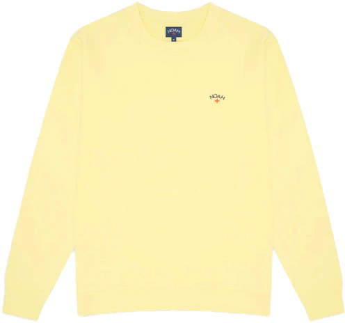 noah-classic-crewneck-pullover-sweatshirt-unisex-yellow-ss-12-ss-21-luminary