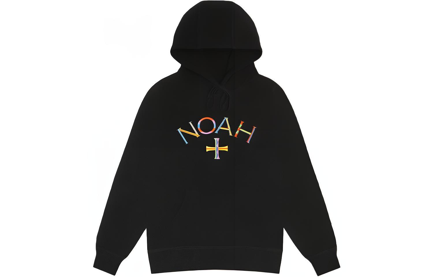 NOAH Colorful Embroidered Logo Pullover Sweatshirt Unisex Couple Style SS11SS21