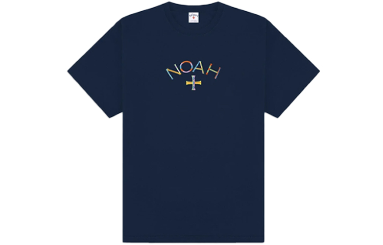 NOAH Core Logo Embroidered Tee Blue Unisex 彩色 Logo T-Shirt T30SS21