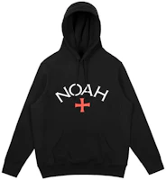 NOAH Core Logo Hoodie Black Winter Unisex Pullover Fleece Sweatshirt. NOAH-SS18-015 NOAH Core Logo Hoodie Black Winter Unisex Pullover Fleece Sweatshirt. NOAH-SS18-015