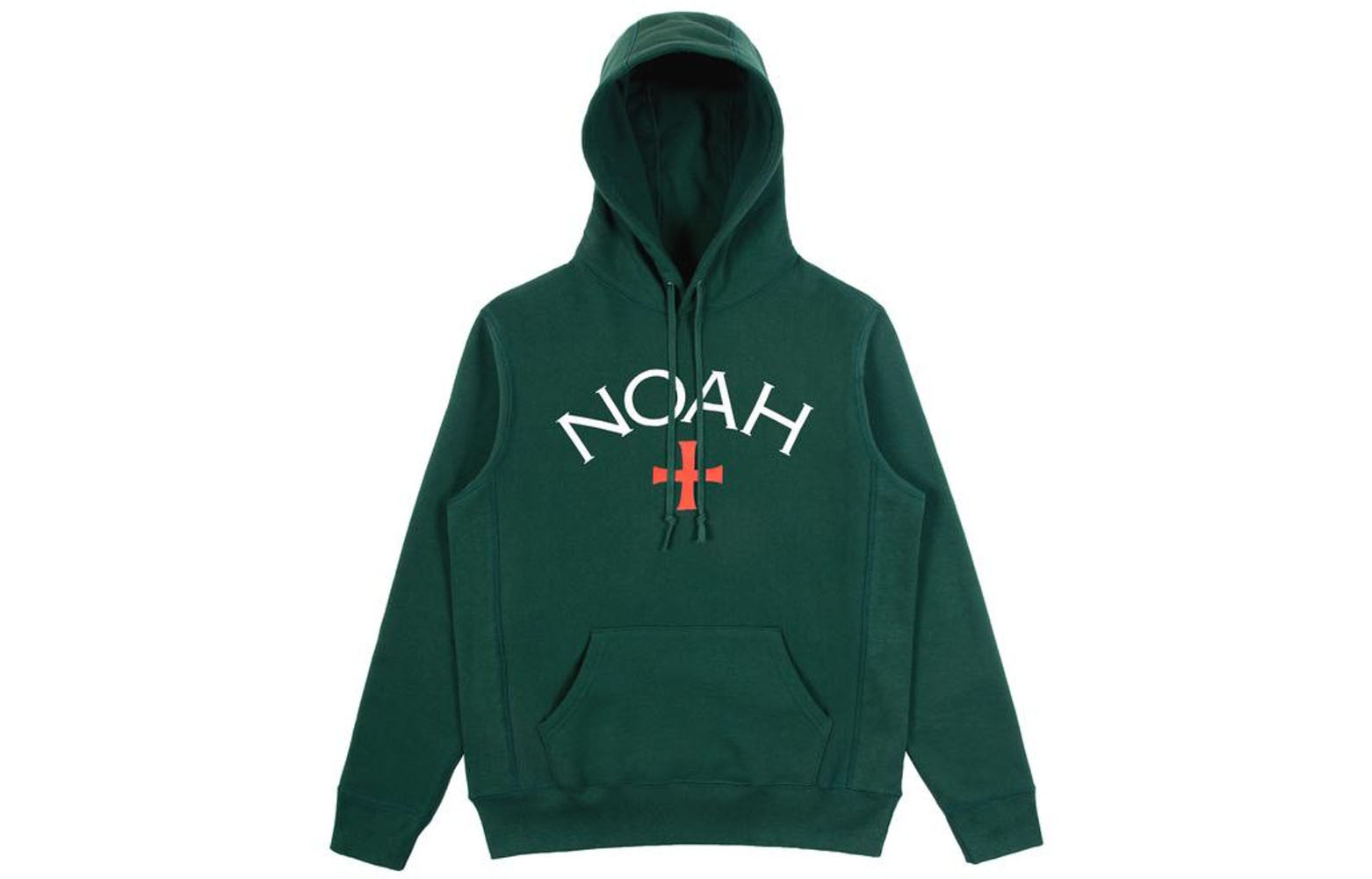 NOAH Core Logo Hoodie Forest Green Unisex - Comfortable & Breathable Design. NOAH-SS18-017