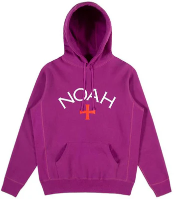 NOAH コア ロゴ フーディ パープル ユニセックス マゼンタプリント. NOAH-SS18-007 Buy NOAH コア ロゴ フーディ パープル ユニセックス マゼンタプリント. NOAH-SS18-007