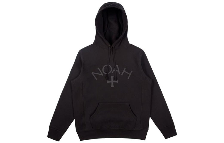 NOAH Cross Print Pullover Hoodie Unisex SS1SS20