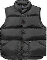 NOAH FW24 Unisex Black Solid Color Stand Collar Vest OW067FW24BLK NOAH FW24 Unisex Black Solid Color Stand Collar Vest OW067FW24BLK