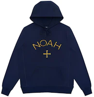 NOAH Leopard Print Logo Sweatshirt Unisex Deep Blue CHEETAHCORE2-EVENING-BLUE NOAH Leopard Print Logo Sweatshirt Unisex Deep Blue CHEETAHCORE2-EVENING-BLUE