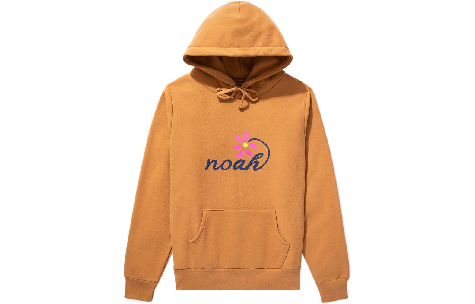 NOAH Letter Print Pullover Hoodie Unisex SS22FLATS0507