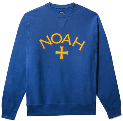 노아 NY 코어 로고 블루 크루넥 스웻셔츠 유니섹스 긴팔 풀오버 SS020FW21 Buy 노아 NY 코어 로고 블루 크루넥 스웻셔츠 유니섹스 긴팔 풀오버 SS020FW21
