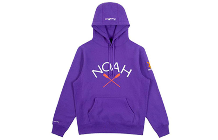 NOAH NYC Core Logo Borough Hoodie Purple Unisex SS17FW18PUR