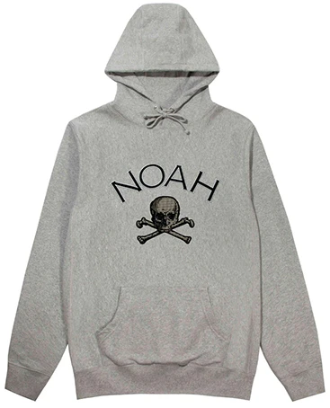 noah-oversized-skull-print-hoodie-unisex-gray-ss-17-fw-20-gray
