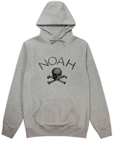 NOAH Oversized Skull Print Hoodie Unisex - Gray SS17FW20--GRAY NOAH Oversized Skull Print Hoodie Unisex - Gray SS17FW20--GRAY
