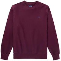 NOAH Plain Logo Embroidered Pullover Crewneck Sweatshirt Men’s Dark Red NO70 NOAH Plain Logo Embroidered Pullover Crewneck Sweatshirt Men’s Dark Red NO70