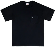 NOAH Pocket Tee Cross Logo Washed Black Unisex T-Shirt NOAH-SS19-009 NOAH Pocket Tee Cross Logo Washed Black Unisex T-Shirt NOAH-SS19-009