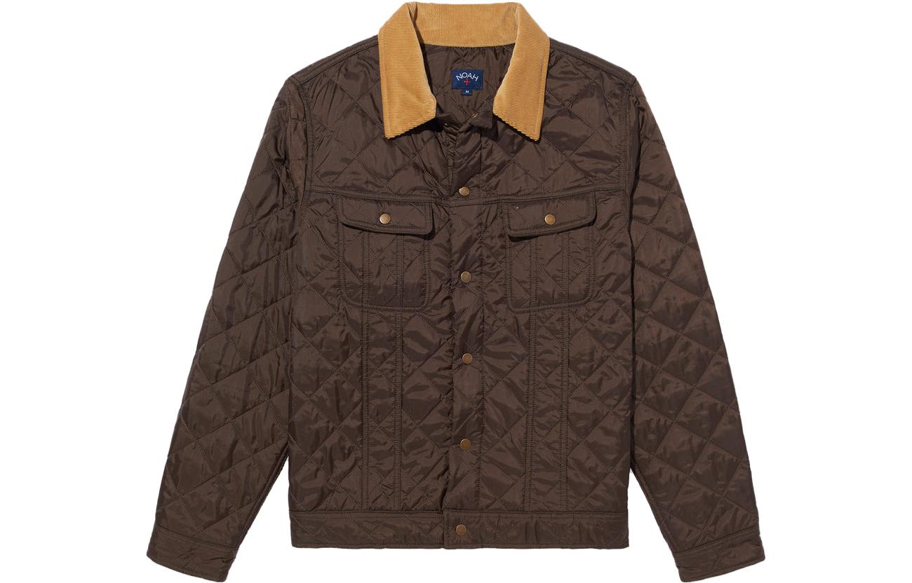 NOAH Quilted Collar Button-Up Long Sleeve Jacket for Men OW030SS23