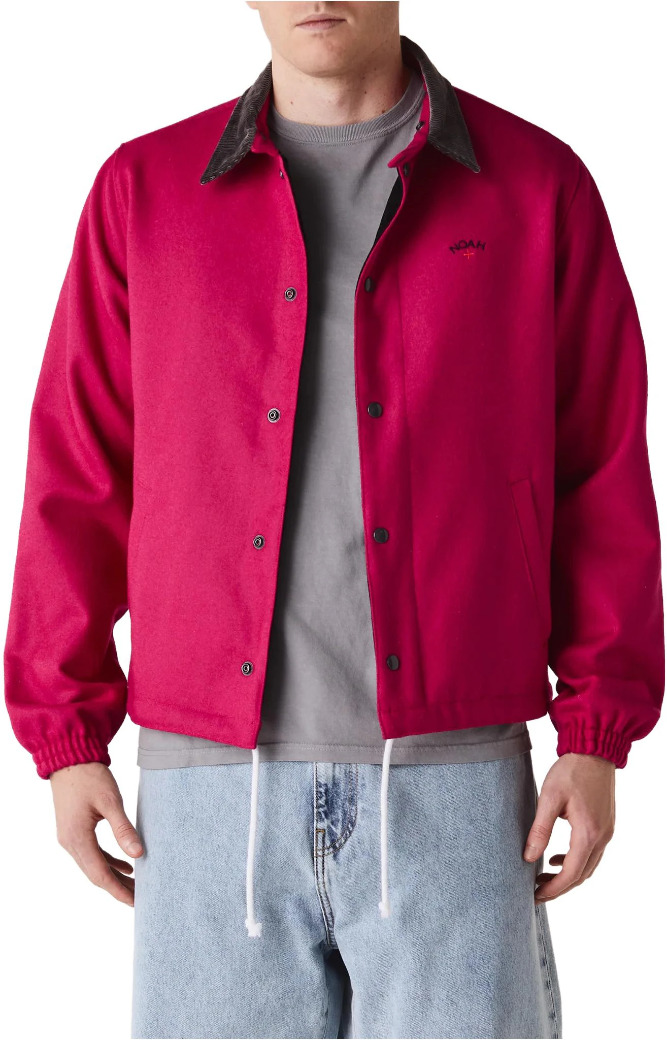 noah-solid-color-button-up-collar-red-jacket-for-men-long-sleeve-ow-044-fw-23-rpb