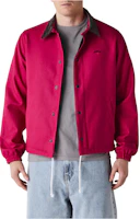 NOAH Solid Color Button-Up Collar Red Jacket for Men Long Sleeve OW044FW23RPB NOAH Solid Color Button-Up Collar Red Jacket for Men Long Sleeve OW044FW23RPB