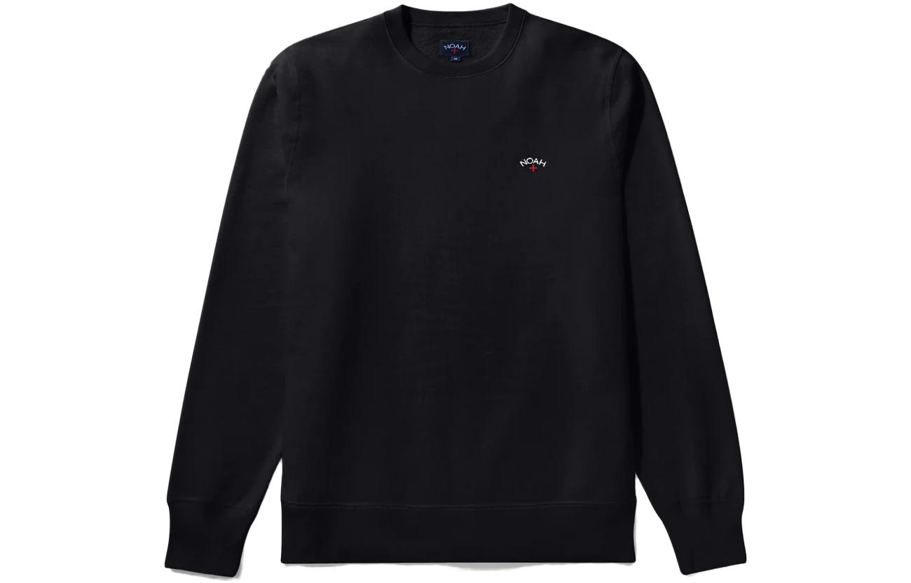 NOAH Solid Color Embroidered Logo Sweatshirt SS1NOAH
