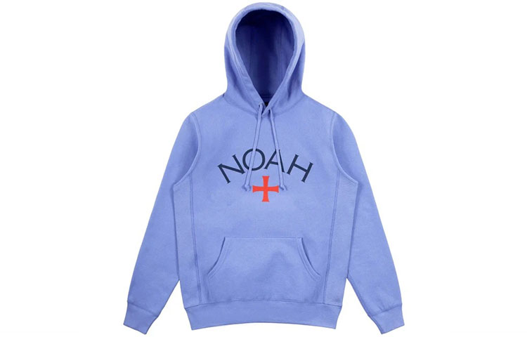 NOAH Solid Color Logo Pullover Hoodie Unisex SS1SS19