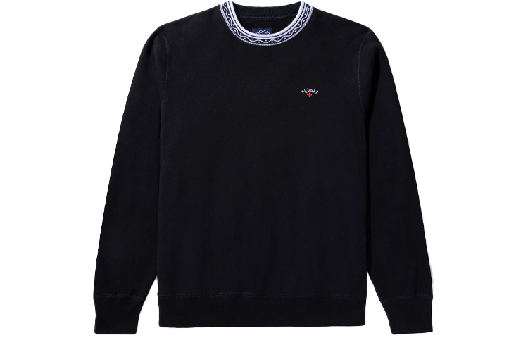 NOAH SS22 Jacquard Polka Dot Collar Crewneck Sweatshirt SS22FLATS4324