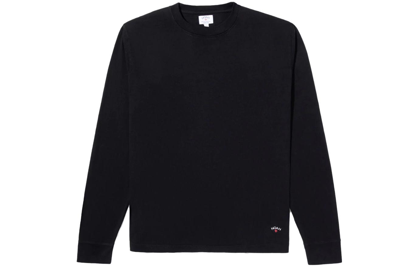 NOAH SS23 Logo Embroidered Solid Color Crewneck Sweatshirt T2NOAH