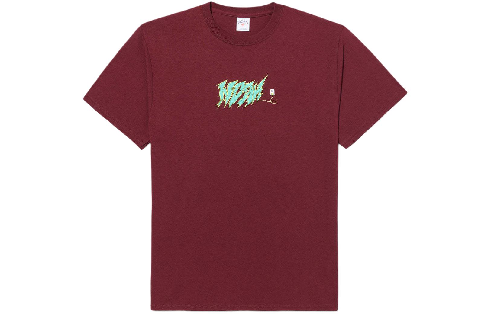 NOAH SS24 Graphic Pullover Casual Unisex T-Shirt Chestnut Brown T187SS24AMN