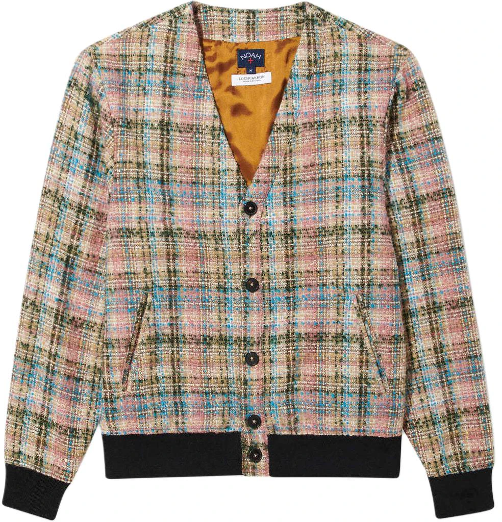 noah-ss-24-tweed-v-neck-single-breasted-jacket-pink-unisex-kn-167-ss-24-drm