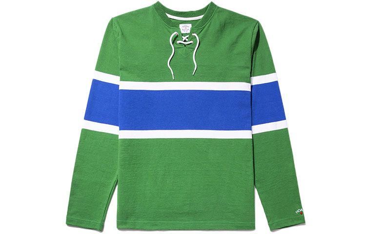 NOAH Striped Pullover Long Sleeve Sweatshirt Unisex KN021FW21