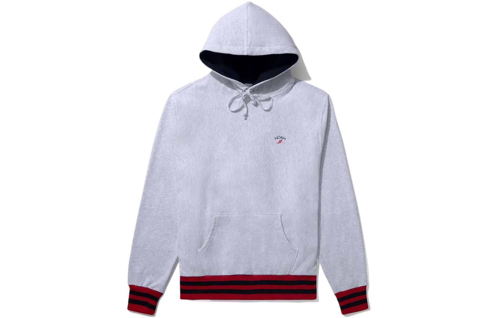 NOAH Unisex Casual Hoodie in Gray SS22FLATS01101