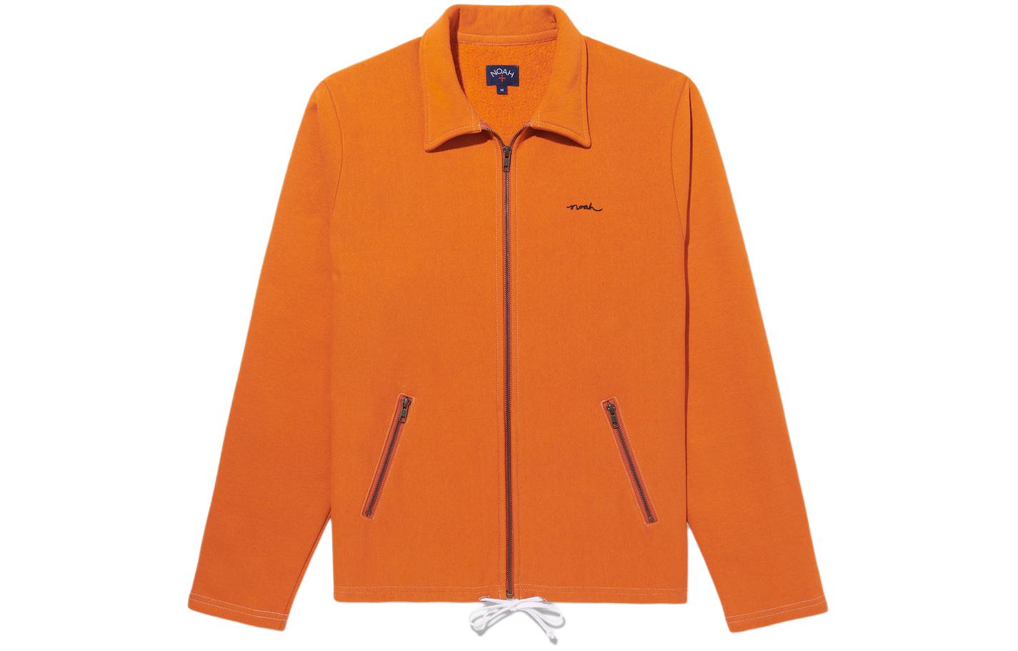 NOAH Unisex Solid Color Zip-Up Collar Long-Sleeve Jacket SS122FW23RST