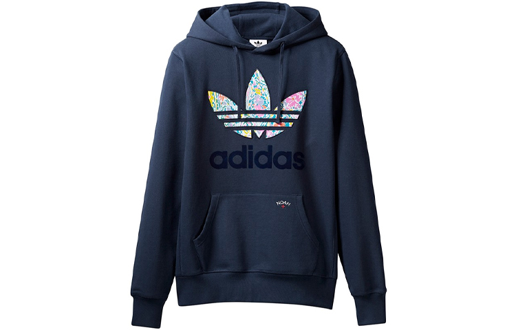 NOAH x adidas Originals Unisex Logo Hoodie Blue SS23SS21