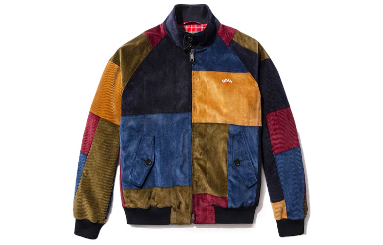 NOAH x Baracuta Corduroy Patchwork G9 Jacket Multicolor Casual Jacket J017FW21