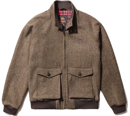 Chaqueta Marrón NOAH x Baracuta Tweed Herringbone G9 con Logo Bordado. J019FW21 Buy Chaqueta Marrón NOAH x Baracuta Tweed Herringbone G9 con Logo Bordado. J019FW21
