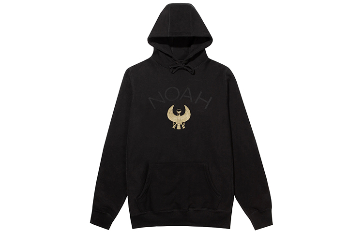 NOAH x Earth Wind Fire Phoenix Logo Hoodie Black Unisex Pullover Sweatshirt. SS16FW20-BLACK